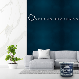 Cimento Queimado com Efeito Perolizado Decora Fácil 1kg - Oceano Profundo - 9