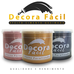 Cimento Queimado com Efeito Perolizado Decora Fácil 1kg - Oceano Profundo - 7