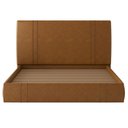 Ver imagem 4 de Cama Queen Flutuante com Cabeceira 160cm Astra S04 Couríssimo Caramelo - Lyam Decor