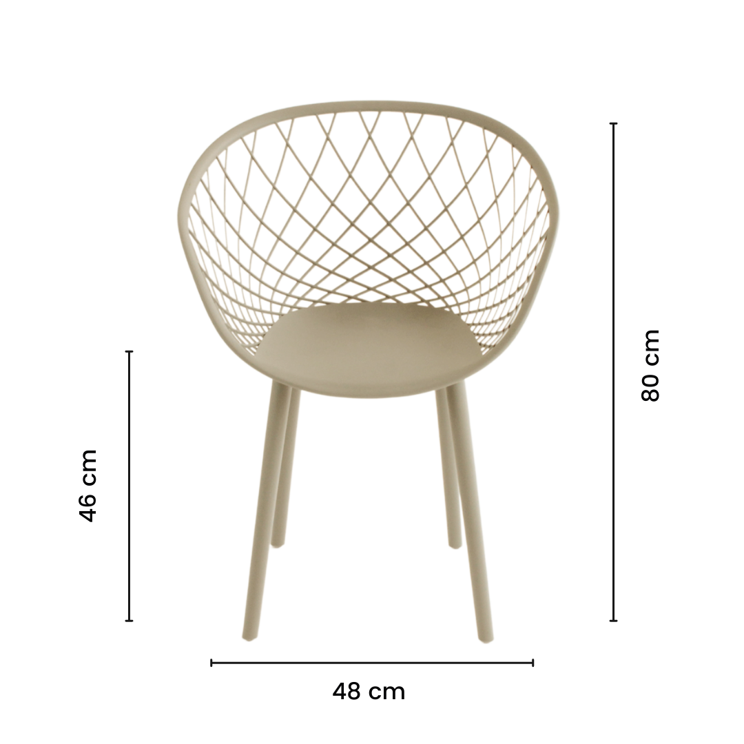 Kit 2 Cadeiras de Jantar Eames Clarice Premium Fendi - 3