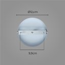 Ver mais imagens de Arandela Tubo Branca 30cm 2 Fachos + 2 Led Mr11 Br. Quente St2773