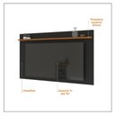 Ver imagem 7 de Rack com Painel para Tv até 70 Polegadas 180 Cm Astúrias - Preto e Cedro