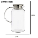 Ver imagem 4 de Jarra Vidro Borossilicato Fracalanza 1,8l Twinkle Incolor