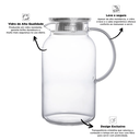 Ver imagem 5 de Jarra Vidro Borossilicato Fracalanza 1,8l Twinkle Incolor