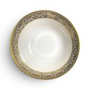 Ver mais imagens de Jogo de Aparelho de Jantar em Porcelana Branco e Dourado 62 Peças a: 45 L: 63 C: 57cm