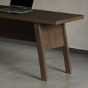 Ver imagem 7 de Escrivaninha Mesa Escritório ME4122 2 Gavetas 163cm Rustico Marrom