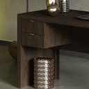 Ver mais imagens de Escrivaninha Mesa Escritório ME4122 2 Gavetas 163cm Rustico Marrom