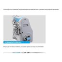 Ver imagem 5 de Galoneira Plana Fechada Direct Drive 3 Agulhas Jack Jk-w4+m