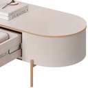 Ver imagem 7 de Mesa de Centro Decorativa Sala de Estar Orgânico Giverny D05 Off White - Lyam Decor