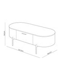 Ver imagem 5 de Mesa de Centro Decorativa Sala de Estar Orgânico Giverny D05 Off White - Lyam Decor