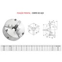 Ver imagem 4 de Placa para Torno Universal 3 Castanhas - 160mm - F. Frontal - Corpo de Aço