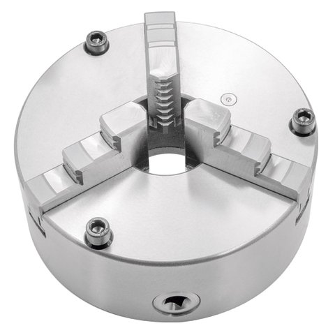 Placa para Torno Universal 3 Castanhas - 160mm - F. Frontal - Corpo de Aço