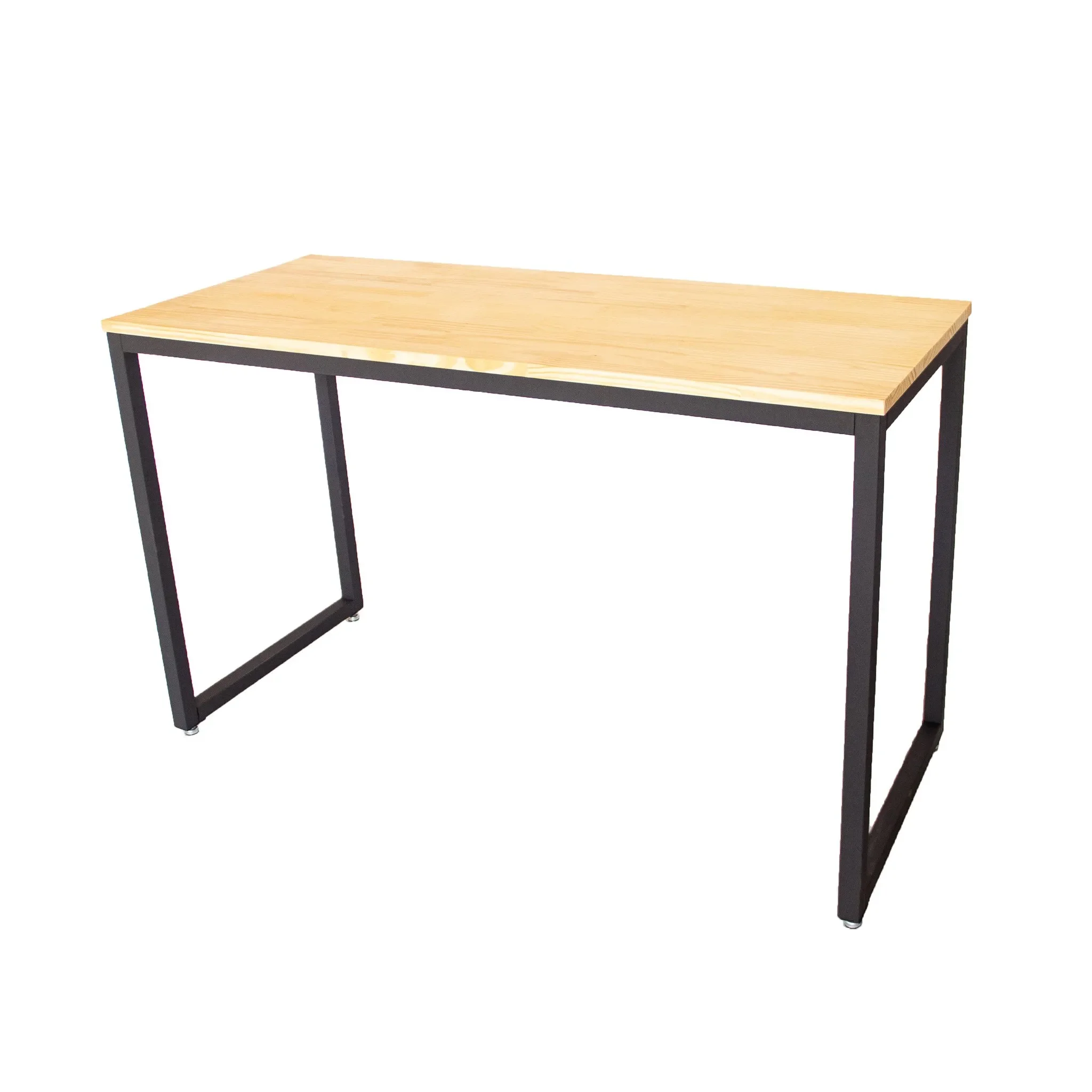 Mesa de Escritório Industrial 120x50 Pé de ferro Pinus 18mm - 9