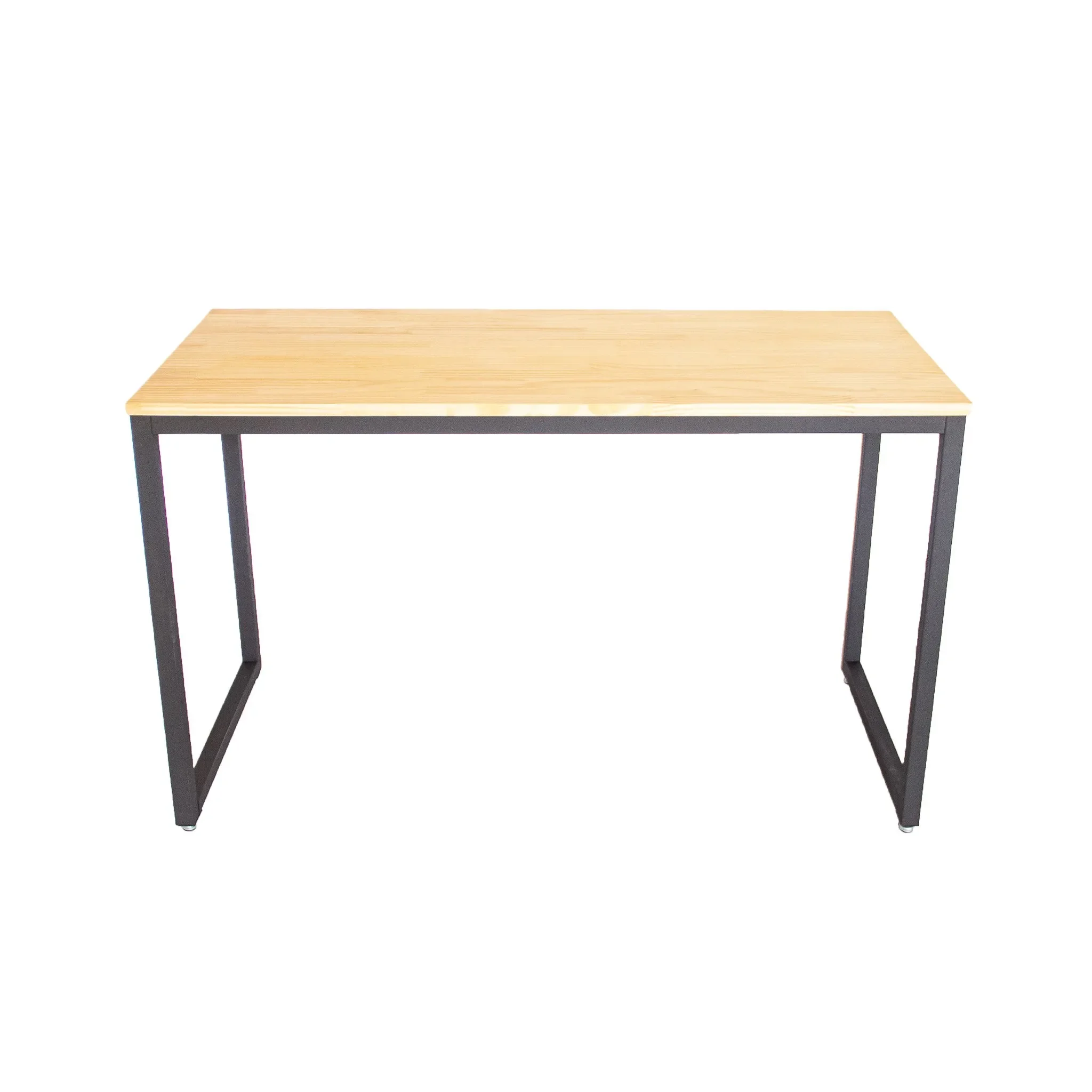 Mesa de Escritório Industrial 120x50 Pé de ferro Pinus 18mm - 10