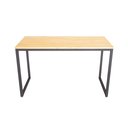 Ver imagem 3 de Mesa de Escritório Industrial 120x50 Pé de ferro Pinus 18mm