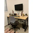 Ver imagem 7 de Mesa de Escritório Industrial 120x50 Pé de ferro Pinus 18mm