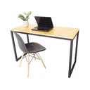 Ver imagem 1 de Mesa de Escritório Industrial 120x50 Pé de ferro Pinus 18mm
