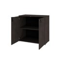 Ver imagem 4 de Armário Baixo com 02 Portas 75x80x42cm Wlab80 Terracota Preto