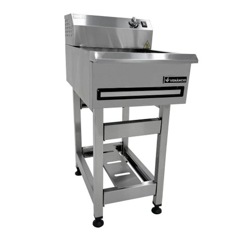 Conservador de Fritura Elétrico Venâncio Linha Prime 45 Cm 17 Litros com Cavalete 127v Pcf18-me-