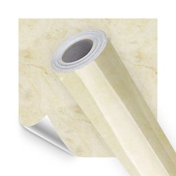 Papel de Parede Adesivo Lavavel Marmore Travertino Bege 500x60cm - 1