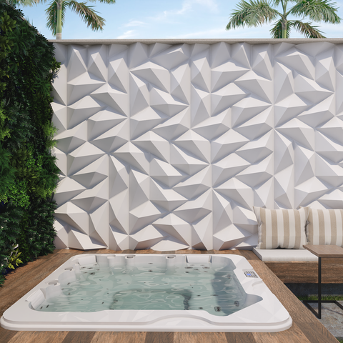 Kit 180 Placas Painel Parede Revestimento Impermeavel Flexivel Sustentavel Decorativo 3d Pvc