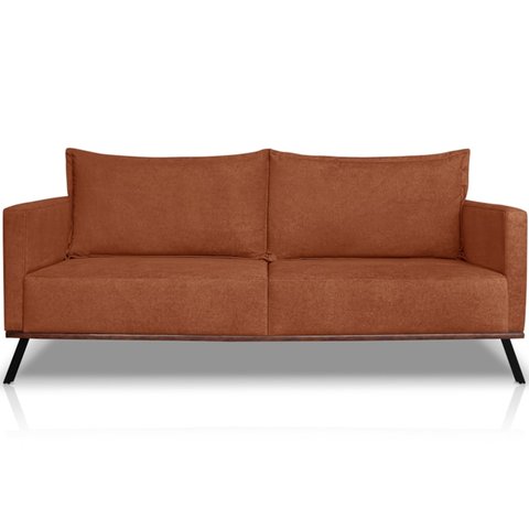 Sofa Aya 3 Lugares para Sala de Estar 220cm Boucle 3303 Ezz