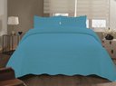 Ver imagem 1 de Jogo de Colcha Ultrassonic Urban Casal 220x240cm - Verde Piscina