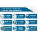 Ver imagem 4 de Cama Box King: Colchão Molas Castor Tecnopedic Premium + Base CRC Suede Black(193x203)