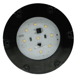 Mini Refletor LED Decorativo Econômico - Base Preta 4000K - Transparente - 110V - 2