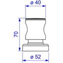 Ver imagem 2 de Acabamento para registro de gaveta até 1' e pressão 1/2' e 3/4' Aspen, Deca, Cromado, 4900.C35.PQ -