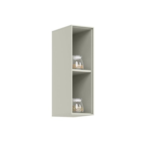 Armário Aéreo Cozinha 20 cm Fineze 100% MDF Areia Hp - Henn