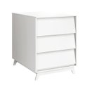 Ver imagem 5 de Berço Americano Multifuncional 4 em 1 Prince Branco Vira Mini Cama com Colchão e Mesa de Cabeceira