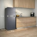Ver imagem 4 de Geladeira Refrigerador Compacto Hq 140l Duplex Defrost, Baixo Consumo A+++ Cinza Hq-140rdf-cz 127v