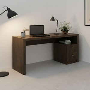 Escrivaninha Mesa Escritório 135,8cm com 2 gavetas ME4130