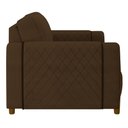 Ver imagem 5 de Poltrona Decorativa para Sala de Estar 98cm Amaranto M22 Veludo Marrom - Mpozenato