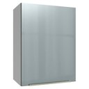 Ver imagem 1 de Armário Aéreo 50cm 1 Porta Branco/cinza Lux Madesa