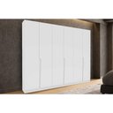 Ver imagem 1 de Guarda Roupa 6 Portas e 4 Gavetas Porto Branco - Politorno