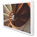 Ver imagem 2 de Quadro Decorativo Caixa Arquitetura Escadas Tacolado Moldura Caixa 3cm Freijó com Vidro 30 X 40cm