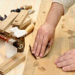 Kit 10 Lixa Folha Grão 80 Madeira Porta Acabamento 27X22cm - 3