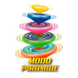 Lançador de Piões - 2 Modos - Batalha e Pirâmide - Arena - Toyng - 2