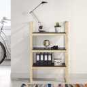 Ver imagem 1 de Estante para Livros Multiuso 3 Prateleiras Média Madeira Maciça Guará Yescasa