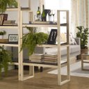 Ver imagem 3 de Estante para Livros Multiuso 3 Prateleiras Média Madeira Maciça Guará Yescasa