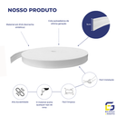 Ver imagem 3 de Moldura Roda Meio Eva Autocolante Marte 5cmx5mm 5 Metros - Branco