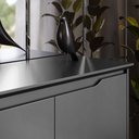 Ver imagem 4 de Buffet 3 Portas Aparador Servir Sala Jantar Cozinha Flow Ej Móveis:preto