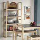 Ver imagem 2 de Estante para Livros Multiuso 4 Prateleiras Alta Madeira Maciça Guará CabeCasa MadeiraOriginals