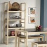 Estante para Livros Multiuso 4 Prateleiras Alta Madeira Maciça Guará CabeCasa MadeiraOriginals - 2