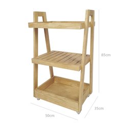Carrinho Bar Stella 85A X 50L X 35P em Madeira de Pinus - MEL - 5