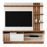 Estante Home Mariana 180cm Off White/amêndoa para Tv até 55” - Mobler - 1