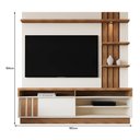 Ver imagem 5 de Estante Home Mariana 180cm Off White/amêndoa para Tv até 55” - Mobler