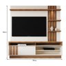 Estante Home Mariana 180cm Off White/amêndoa para Tv até 55” - Mobler - 5